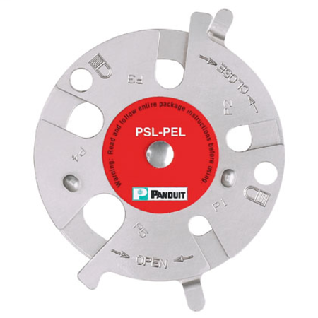PANDUIT Pneumatic Lockout, Stainless Steel, Gray PSL-PEL